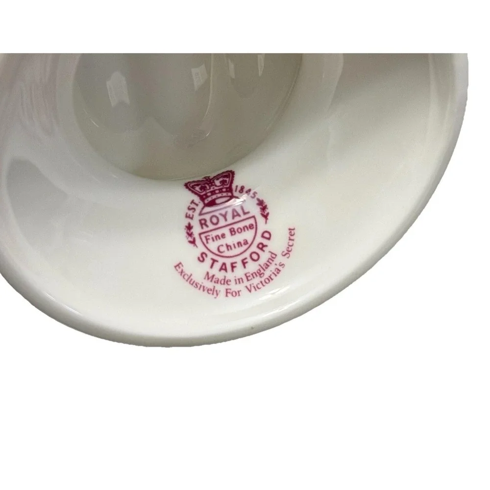 Royal Stafford Floral‎ Bone China Dish Trinket Plate England Victoria's Secret